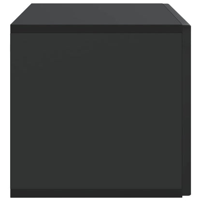 Vegghengt TV skap Svart 78,5 x 31 x 30 cm Konstruert tre