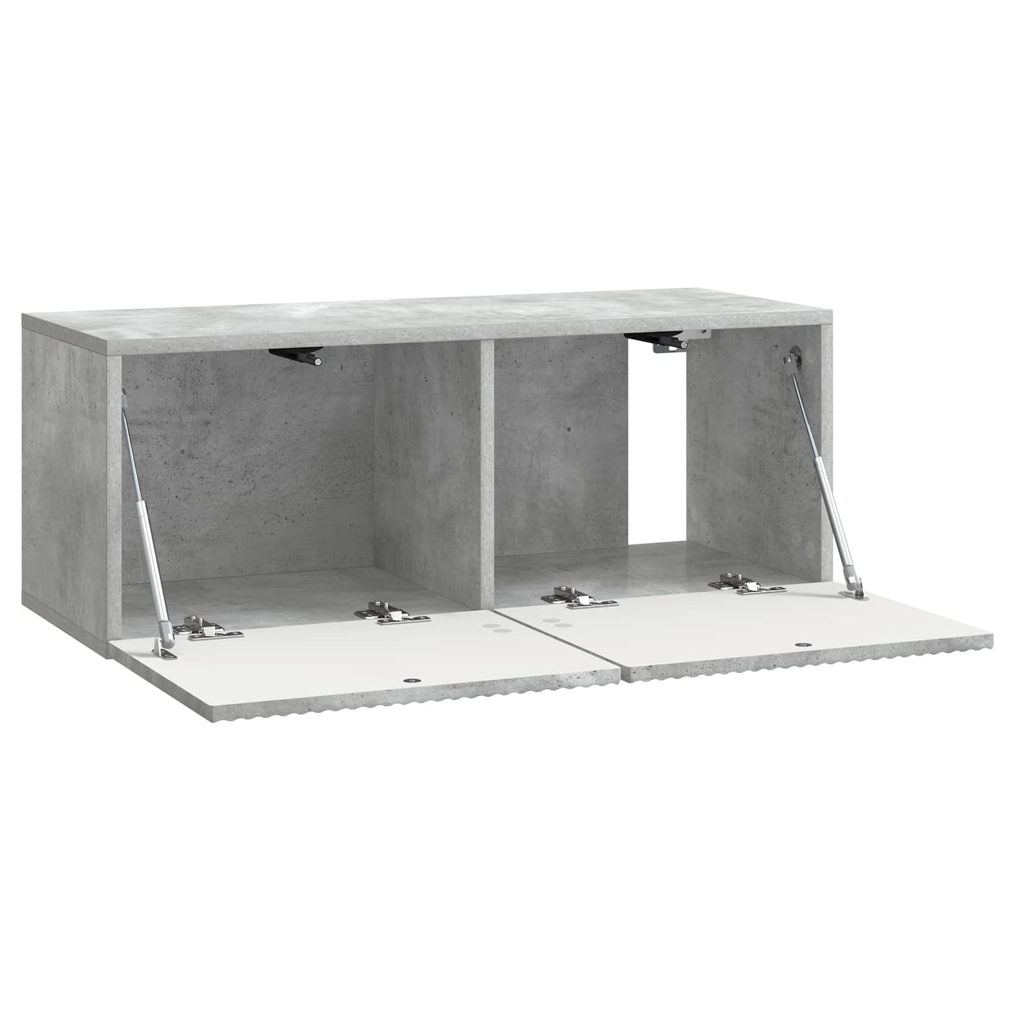 Vegghengt TV skap Betonggrå 78,5 x 31 x 30 cm Konstruert tre