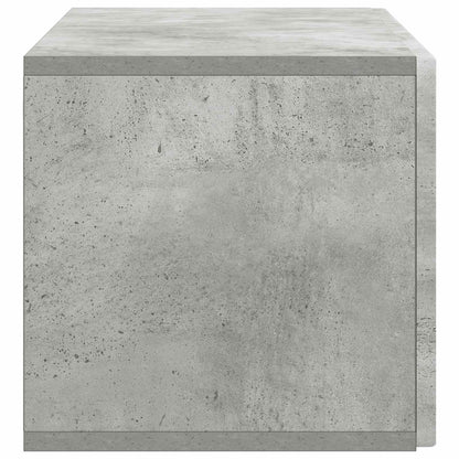 Vegghengt TV skap Betonggrå 78,5 x 31 x 30 cm Konstruert tre