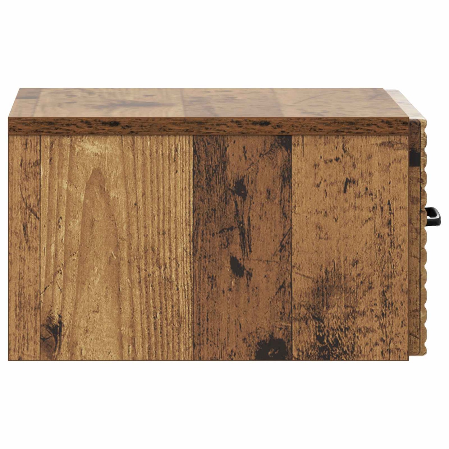 Vegghengt Nattbord 2 pcs Gammelt tre 34,5 x 33 x 20 cm