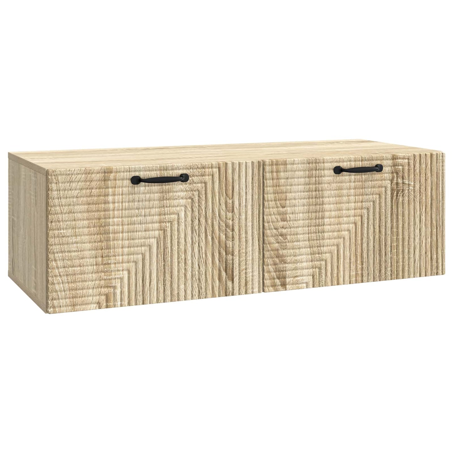 Vegghengt TV skap Sonoma eik 98 x 41 x 30 cm Konstruert tre