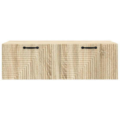 Vegghengt TV skap Sonoma eik 98 x 41 x 30 cm Konstruert tre