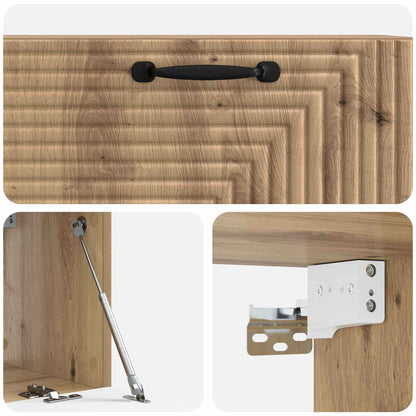 Vegghengt TV skap Artisan eik 78,5 x 31 x 30 cm Konstruert tre