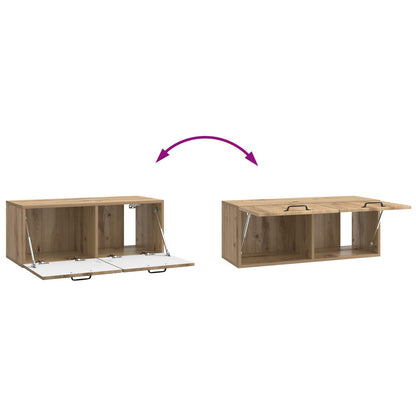 Vegghengt TV skap Artisan eik 78,5 x 31 x 30 cm Konstruert tre