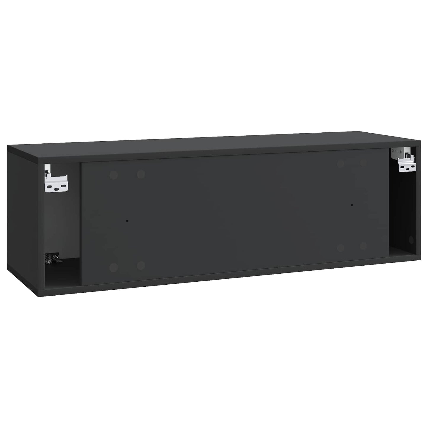 Vegghengt TV skap Svart 98 x 31 x 30 cm Konstruert tre