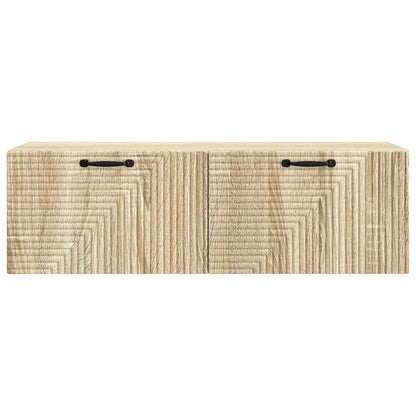 Vegghengt TV skap Sonoma eik 98 x 31 x 30 cm Konstruert tre