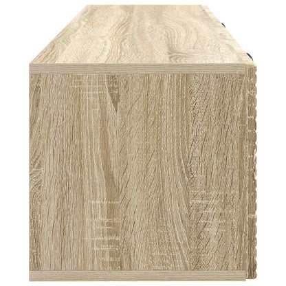 Vegghengt TV skap Sonoma eik 98 x 31 x 30 cm Konstruert tre