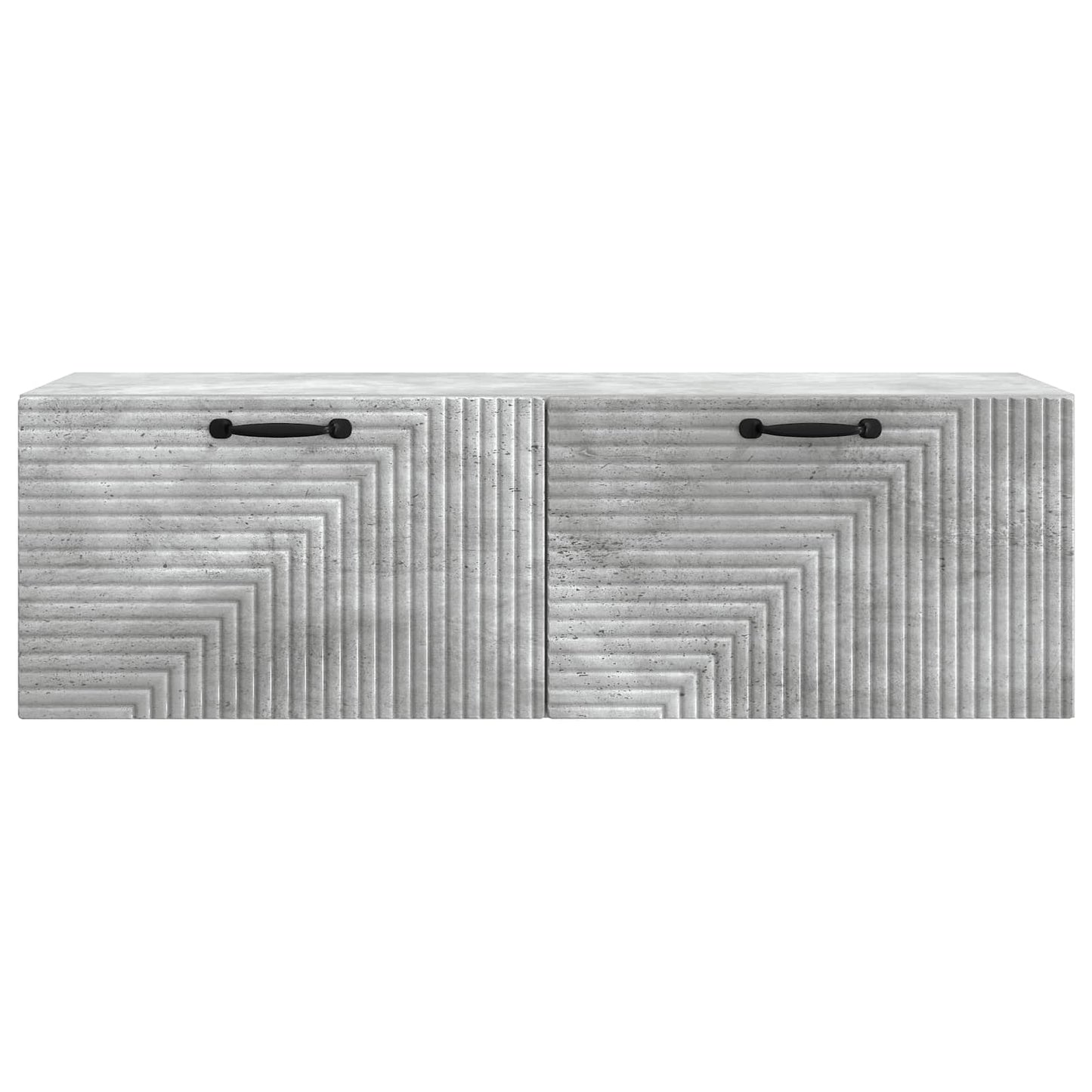 Vegghengt TV skap Betonggrå 98 x 31 x 30 cm Konstruert tre