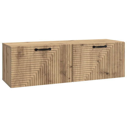 Vegghengt TV skap Artisan eik 98 x 31 x 30 cm Konstruert tre