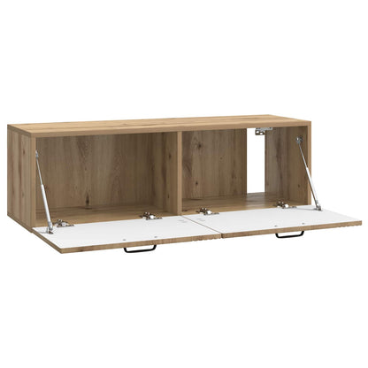 Vegghengt TV skap Artisan eik 98 x 31 x 30 cm Konstruert tre