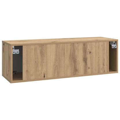 Vegghengt TV skap Artisan eik 98 x 31 x 30 cm Konstruert tre