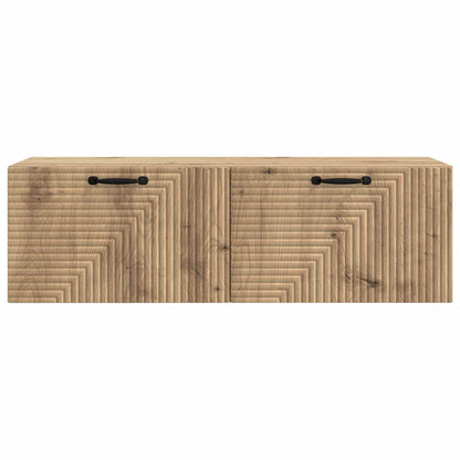 Vegghengt TV skap Artisan eik 98 x 31 x 30 cm Konstruert tre