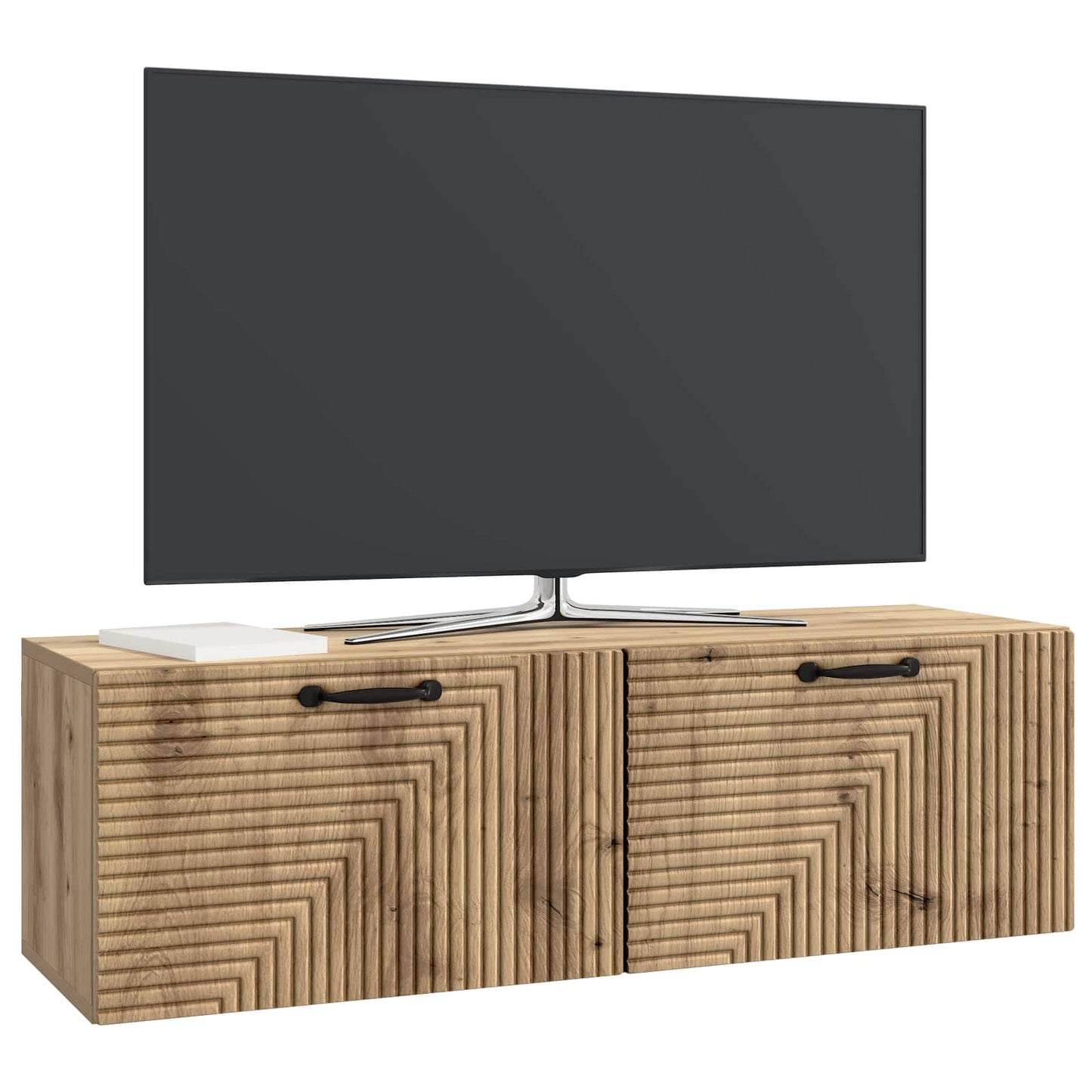 Vegghengt TV skap Artisan eik 98 x 31 x 30 cm Konstruert tre