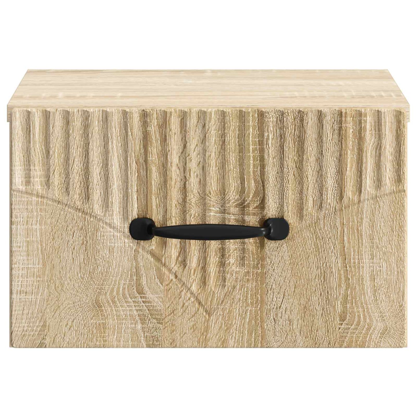 Vegghengt Nattbord med skuff 2 pcs Sonoma eik 34,5 x 33 x 20 cm