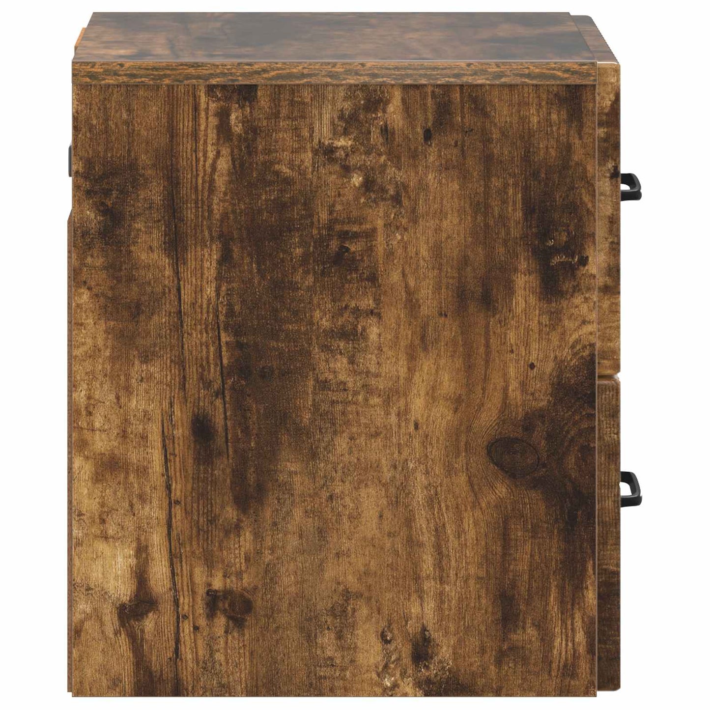 Vegghengt Nattbord med skuff 2 pcs Røkt Eik 34,5 x 33 x 40 cm