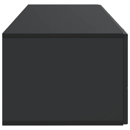 Vegghengt TV skap Svart 98 x 41 x 30 cm Konstruert tre