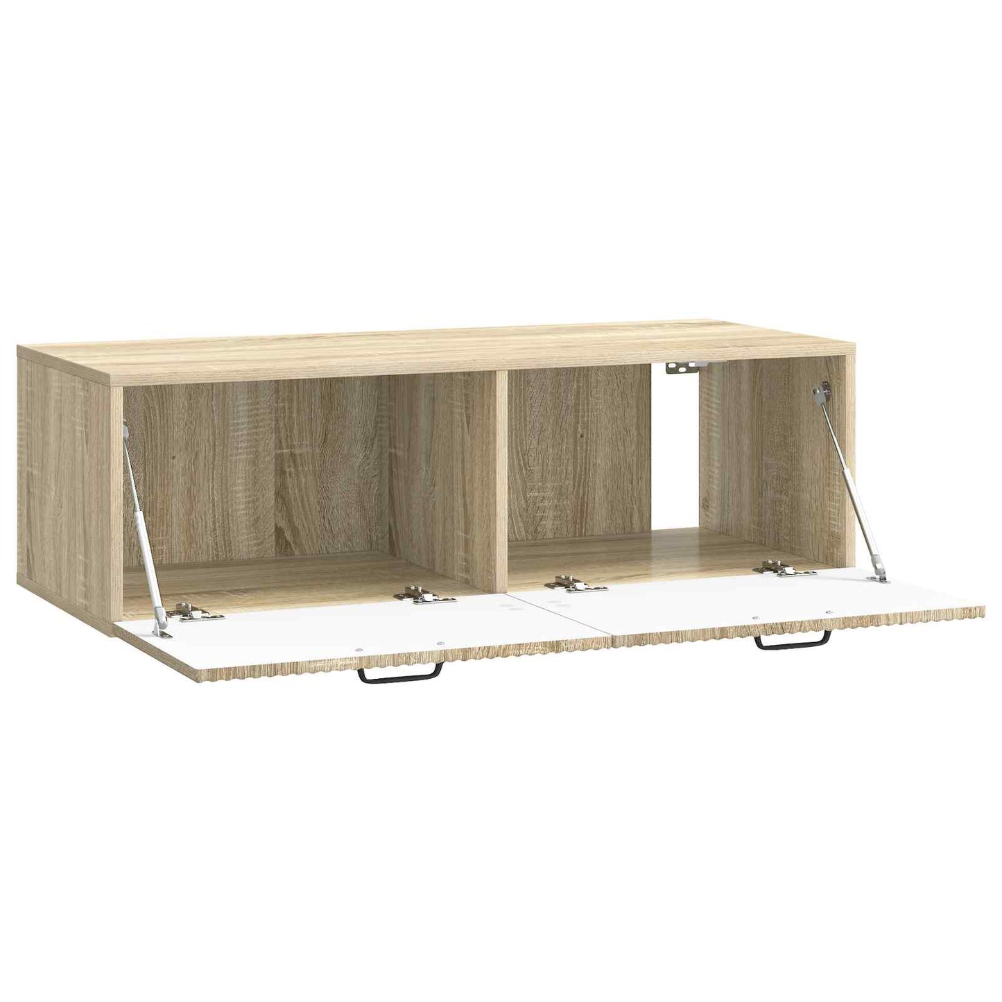 Vegghengt TV skap Sonoma eik 98 x 41 x 30 cm Konstruert tre