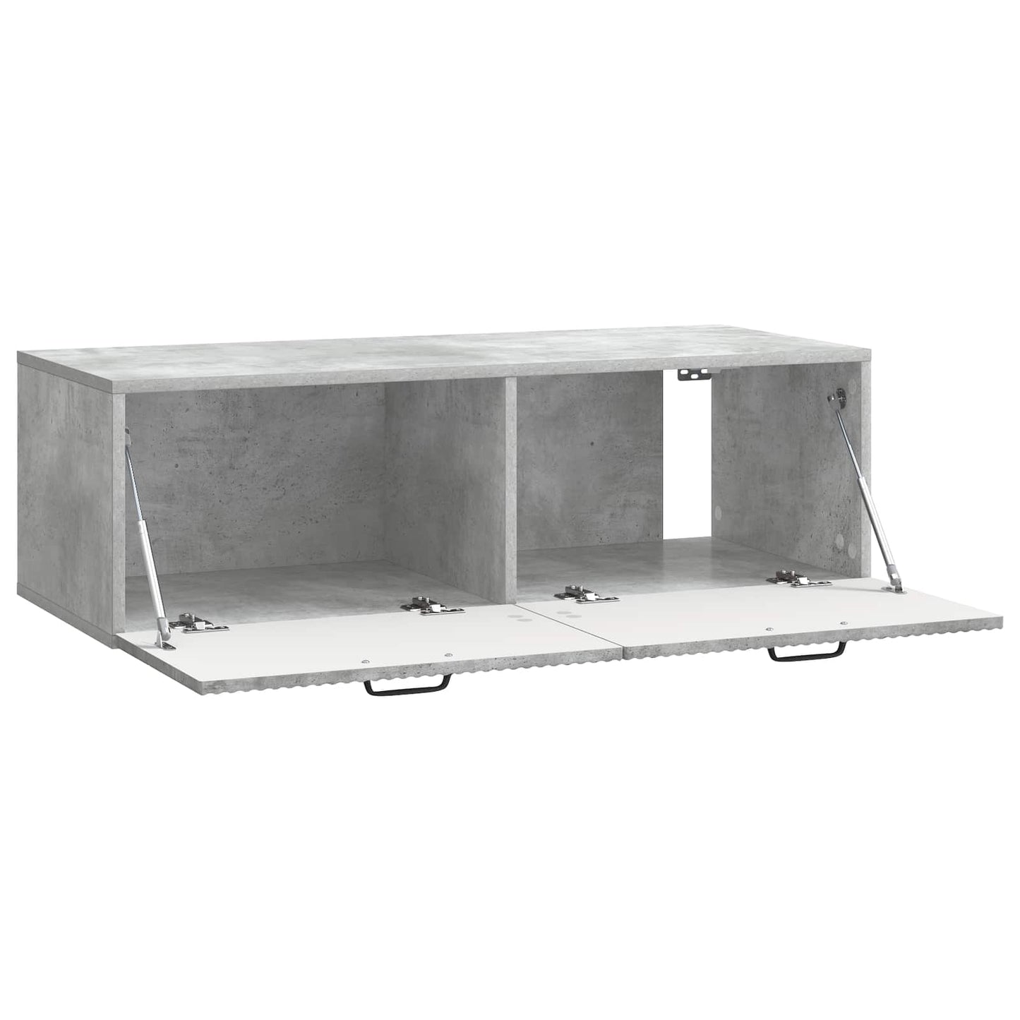 Vegghengt TV skap Betonggrå 98 x 41 x 30 cm Konstruert tre