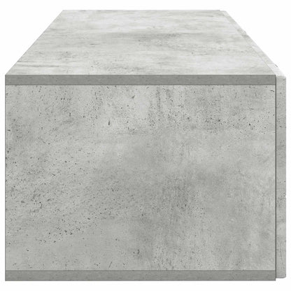 Vegghengt TV skap Betonggrå 98 x 41 x 30 cm Konstruert tre