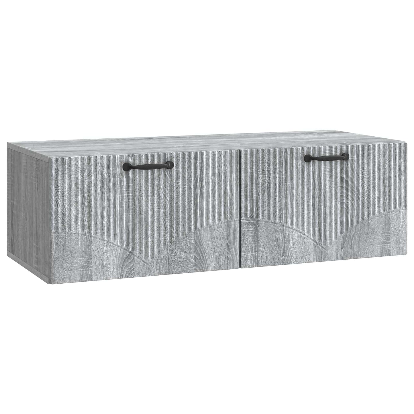 Vegghengt TV skap Grå sonoma 98 x 41 x 30 cm Konstruert tre
