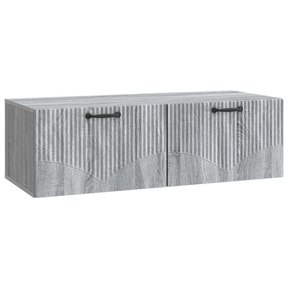 Vegghengt TV skap Grå sonoma 98 x 41 x 30 cm Konstruert tre