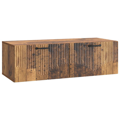 Vegghengt TV skap Gammelt tre 98 x 41 x 30 cm Konstruert tre