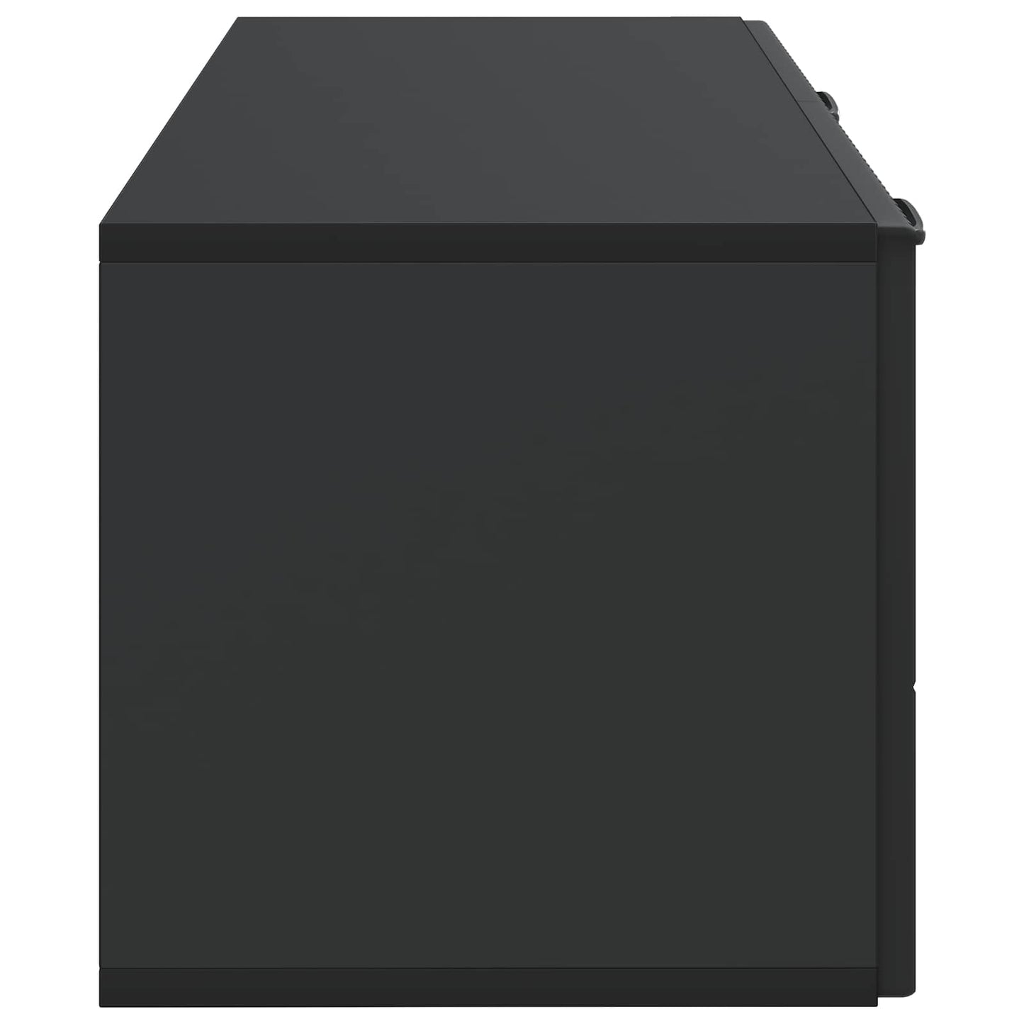 Vegghengt TV skap Svart 78,5 x 31 x 30 cm Konstruert tre