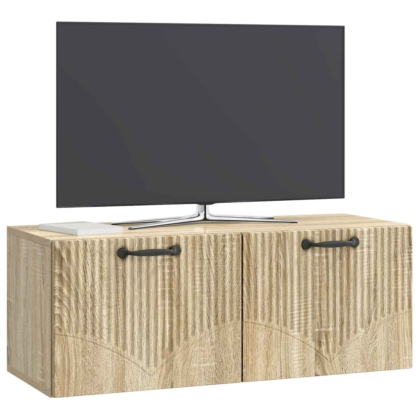 Vegghengt TV skap Sonoma eik 78,5 x 31 x 30 cm Konstruert tre