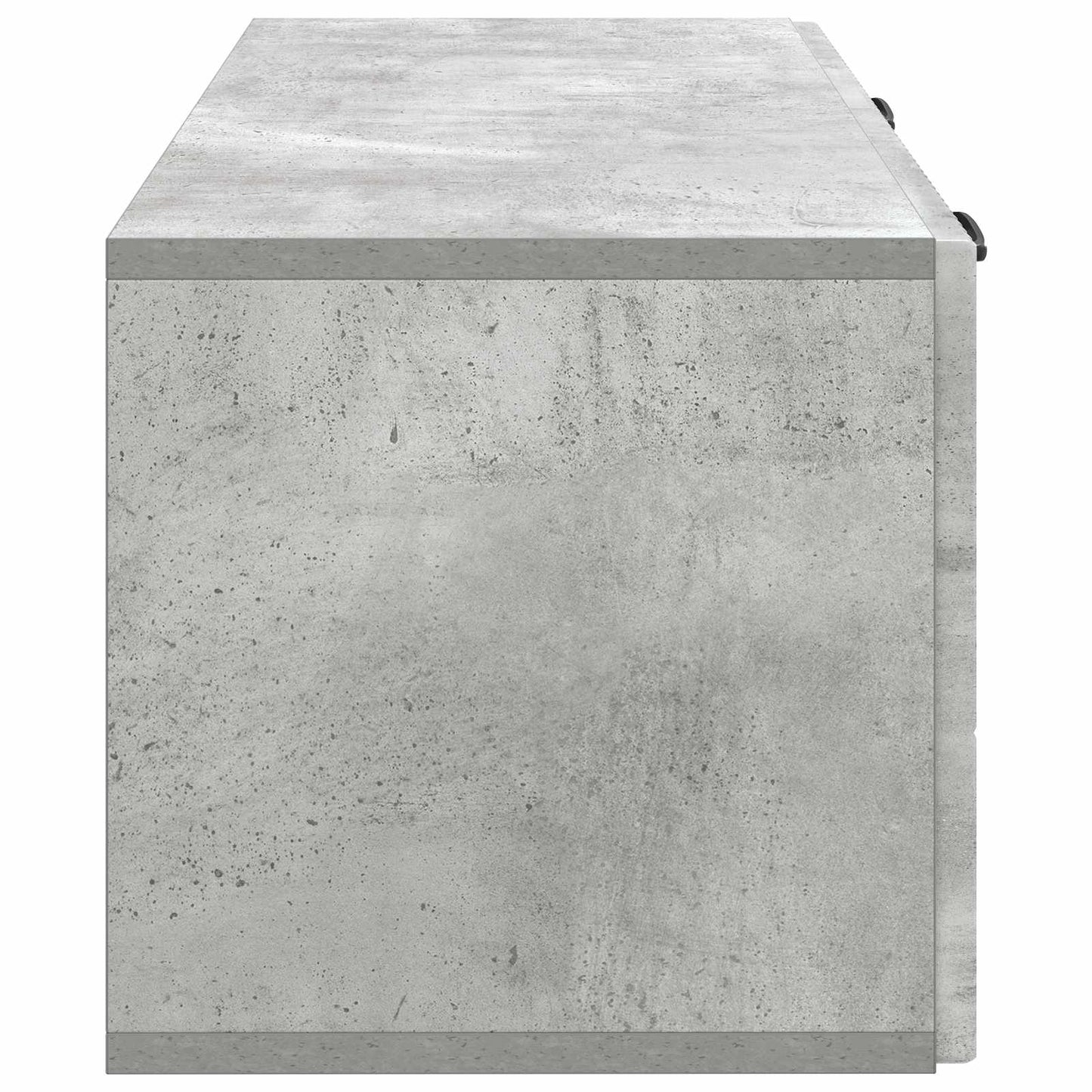 Vegghengt TV skap Betonggrå 78,5 x 31 x 30 cm Konstruert tre