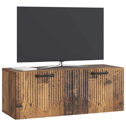 Vegghengt TV skap Gammelt tre 78,5 x 31 x 30 cm Konstruert tre
