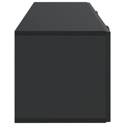 Vegghengt TV skap Svart 98 x 31 x 30 cm Konstruert tre