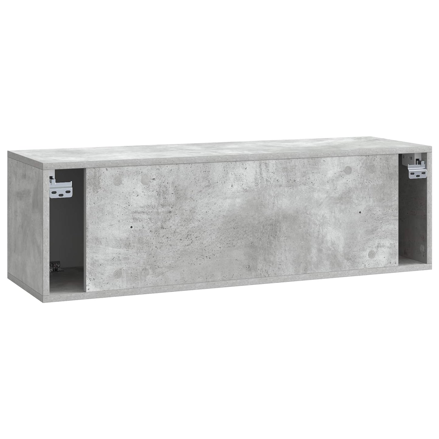 Vegghengt TV skap Betonggrå 98 x 31 x 30 cm Konstruert tre