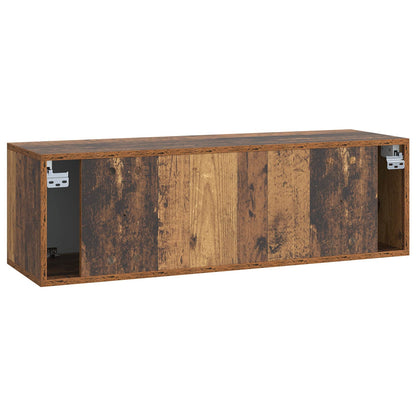 Vegghengt TV skap Gammelt tre 98 x 31 x 30 cm Konstruert tre