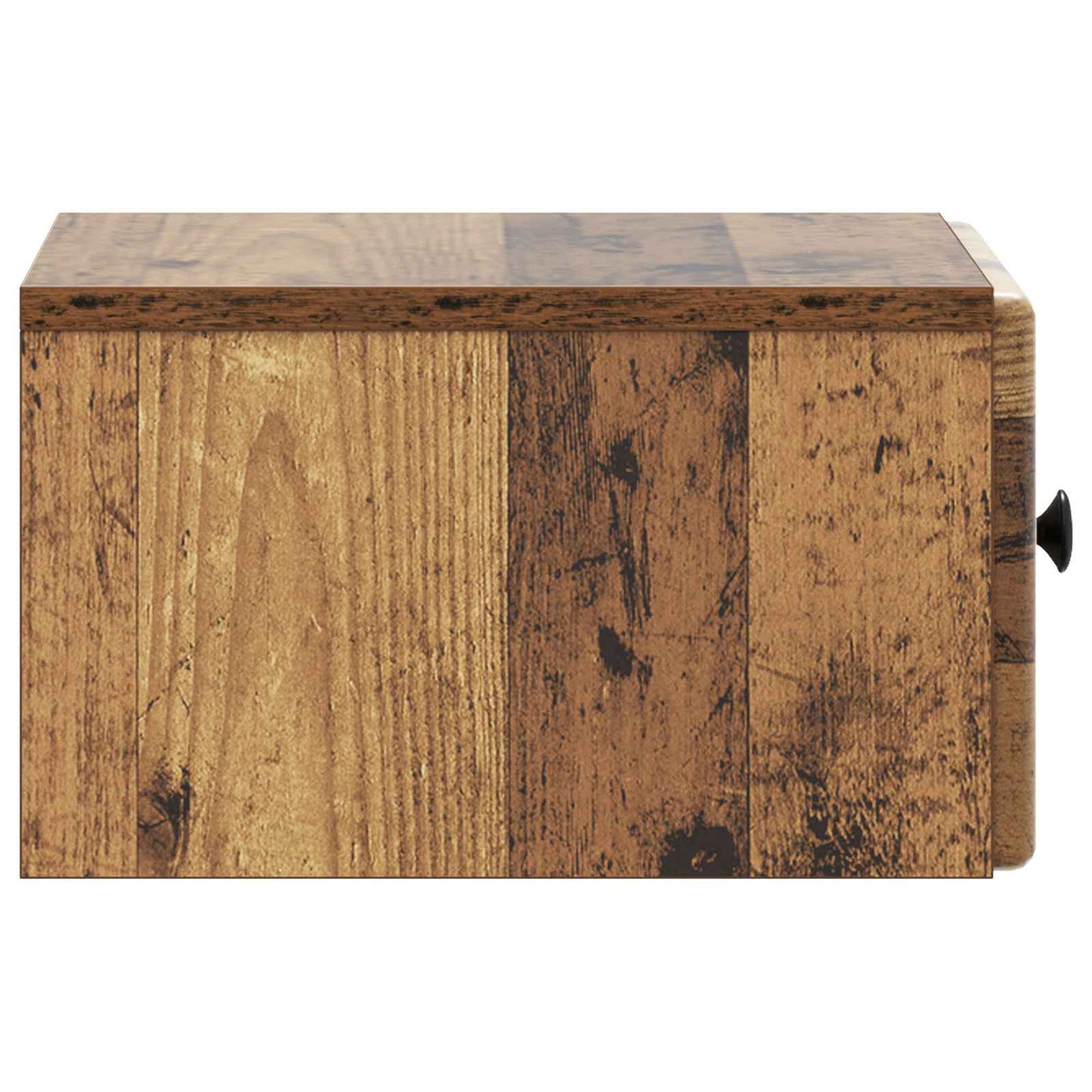 Vegghengt Nattbord 2 pcs Gammelt tre 34,5 x 33 x 20 cm
