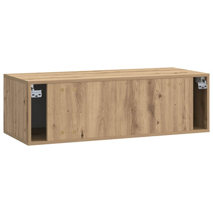 Vegghengt TV skap Artisan eik 98 x 41 x 30 cm Konstruert tre