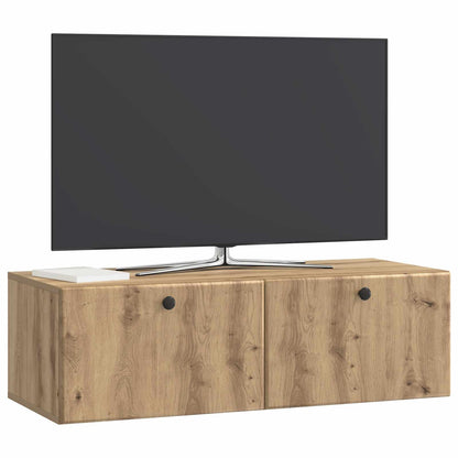 Vegghengt TV skap Artisan eik 98 x 41 x 30 cm Konstruert tre