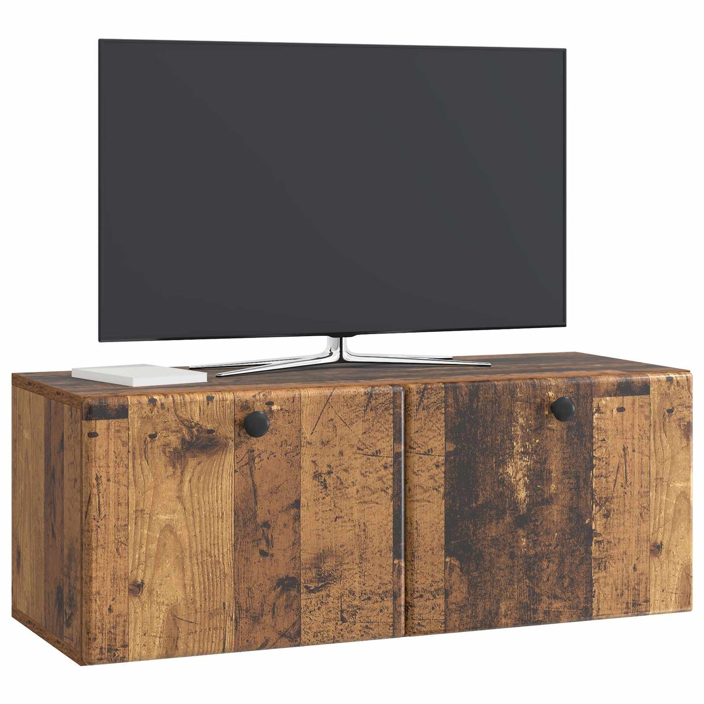 Vegghengt TV skap Gammelt tre 78,5 x 31 x 30 cm Konstruert tre