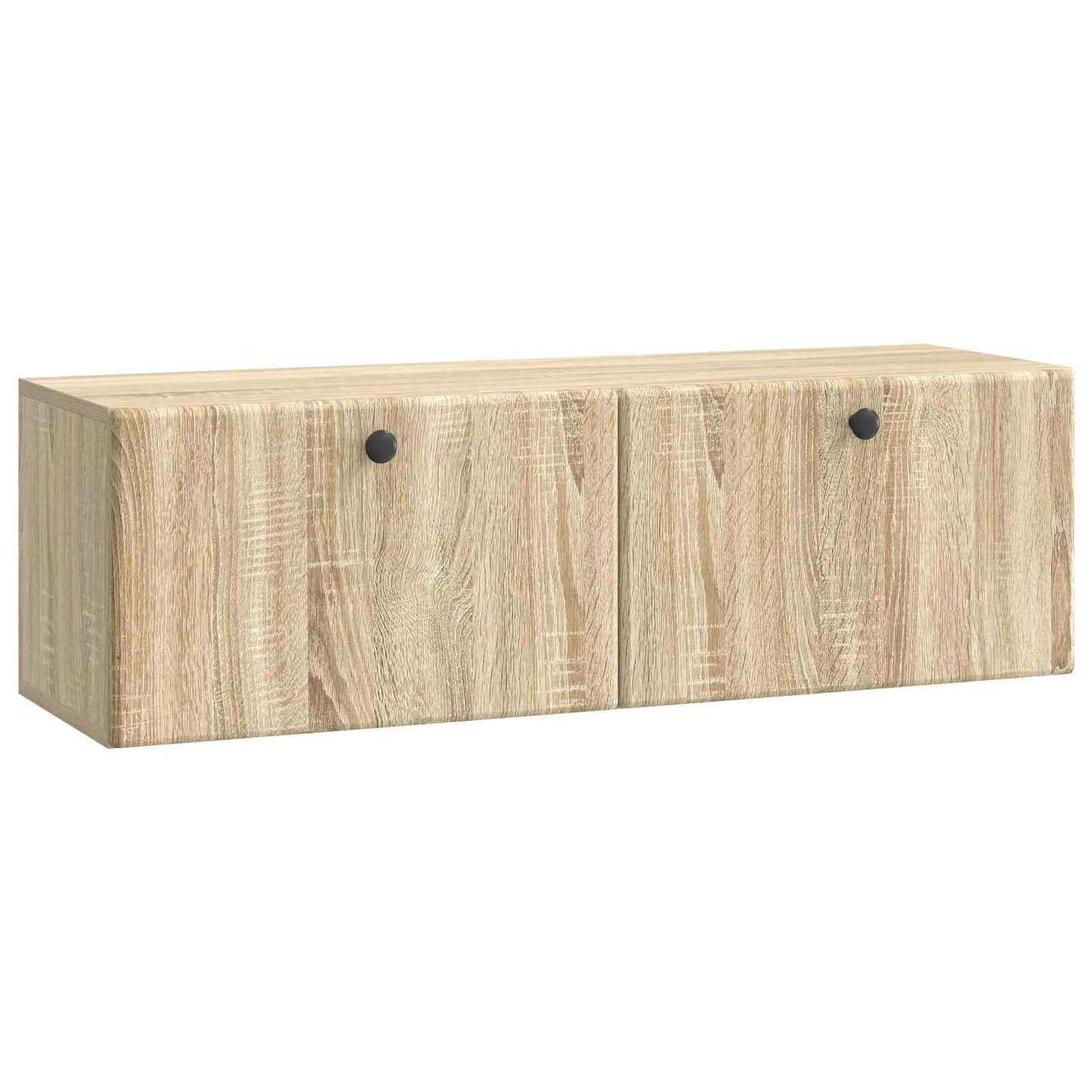 Vegghengt TV skap Sonoma eik 98 x 31 x 30 cm Konstruert tre