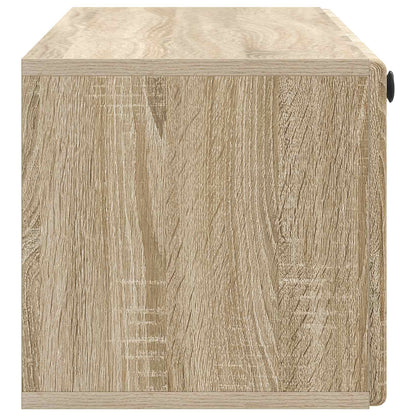 Vegghengt TV skap Sonoma eik 98 x 31 x 30 cm Konstruert tre