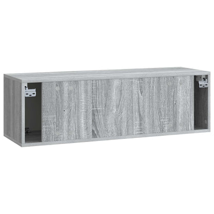 Vegghengt TV skap Grå sonoma 98 x 31 x 30 cm Konstruert tre