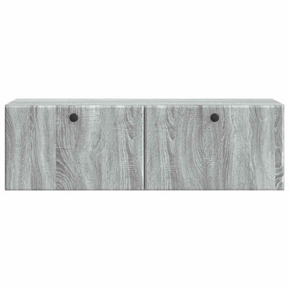 Vegghengt TV skap Grå sonoma 98 x 31 x 30 cm Konstruert tre