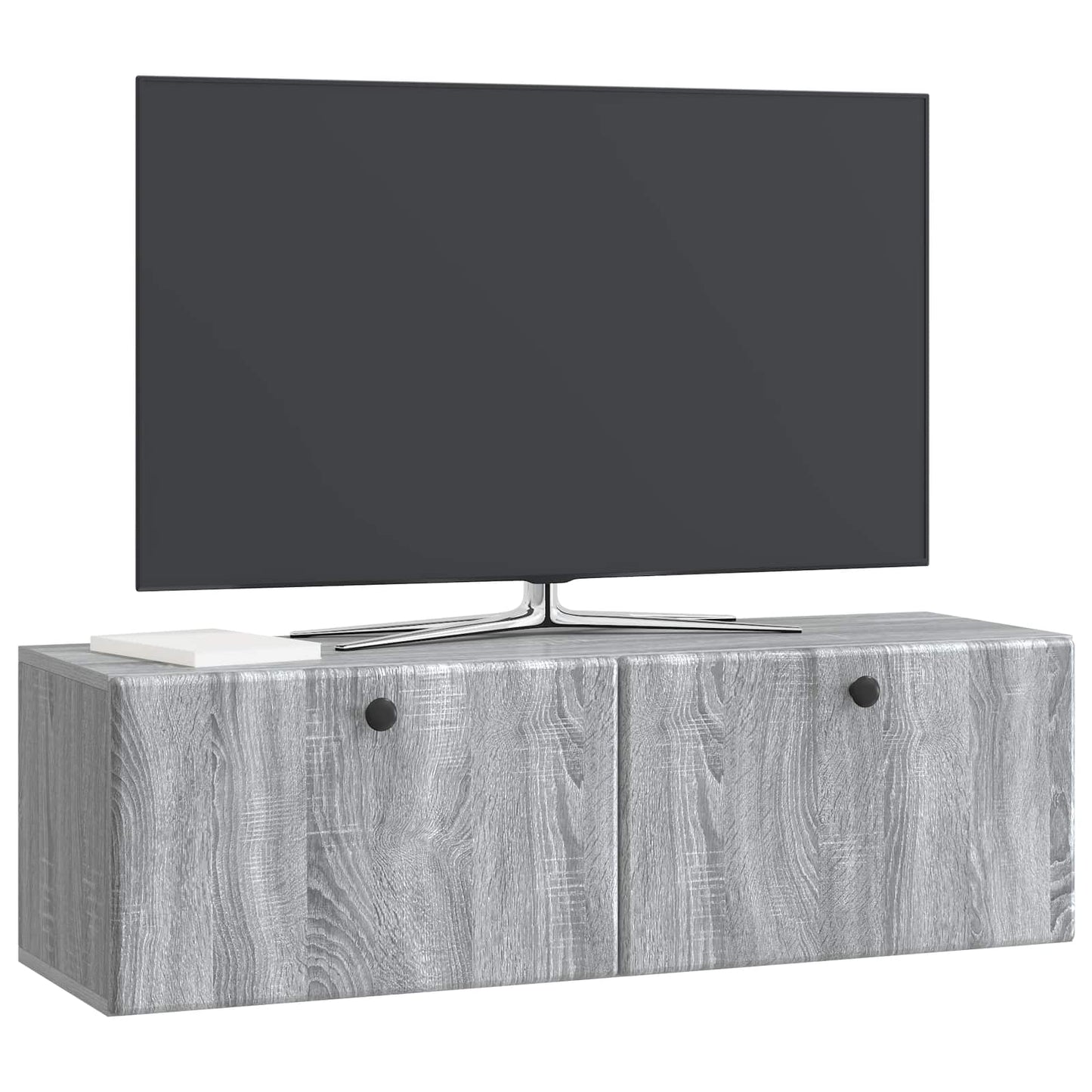 Vegghengt TV skap Grå sonoma 98 x 31 x 30 cm Konstruert tre