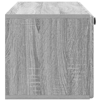 Vegghengt TV skap Grå sonoma 98 x 31 x 30 cm Konstruert tre