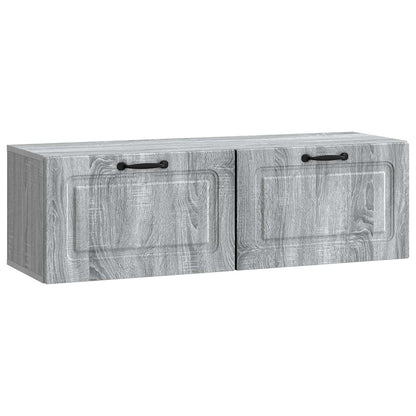 Vegghengt TV skap Grå sonoma 98 x 31 x 30 cm Konstruert tre