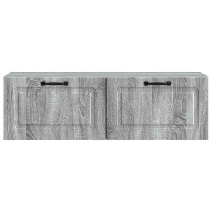 Vegghengt TV skap Grå sonoma 98 x 31 x 30 cm Konstruert tre