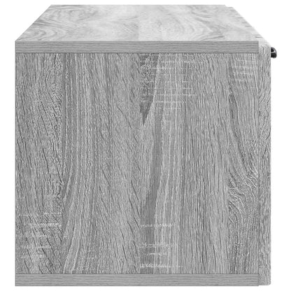 Vegghengt TV skap Grå sonoma 98 x 31 x 30 cm Konstruert tre