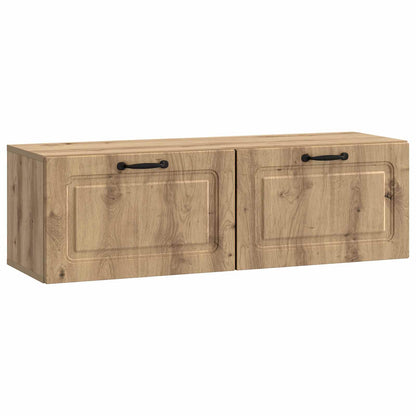 Vegghengt TV skap Artisan eik 98 x 31 x 30 cm Konstruert tre