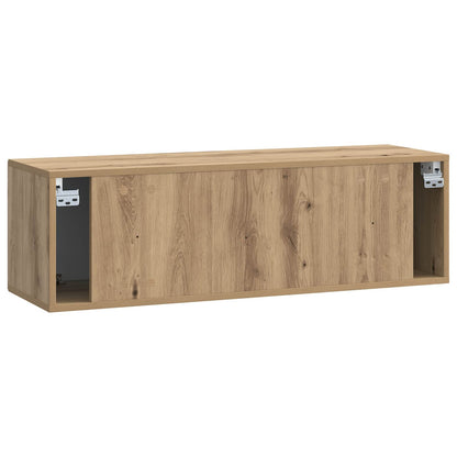 Vegghengt TV skap Artisan eik 98 x 31 x 30 cm Konstruert tre