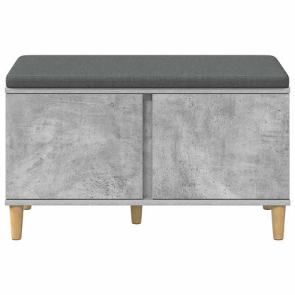 Hallbenk Betonggrå 80 x 38 x 46 cmverk og stoff