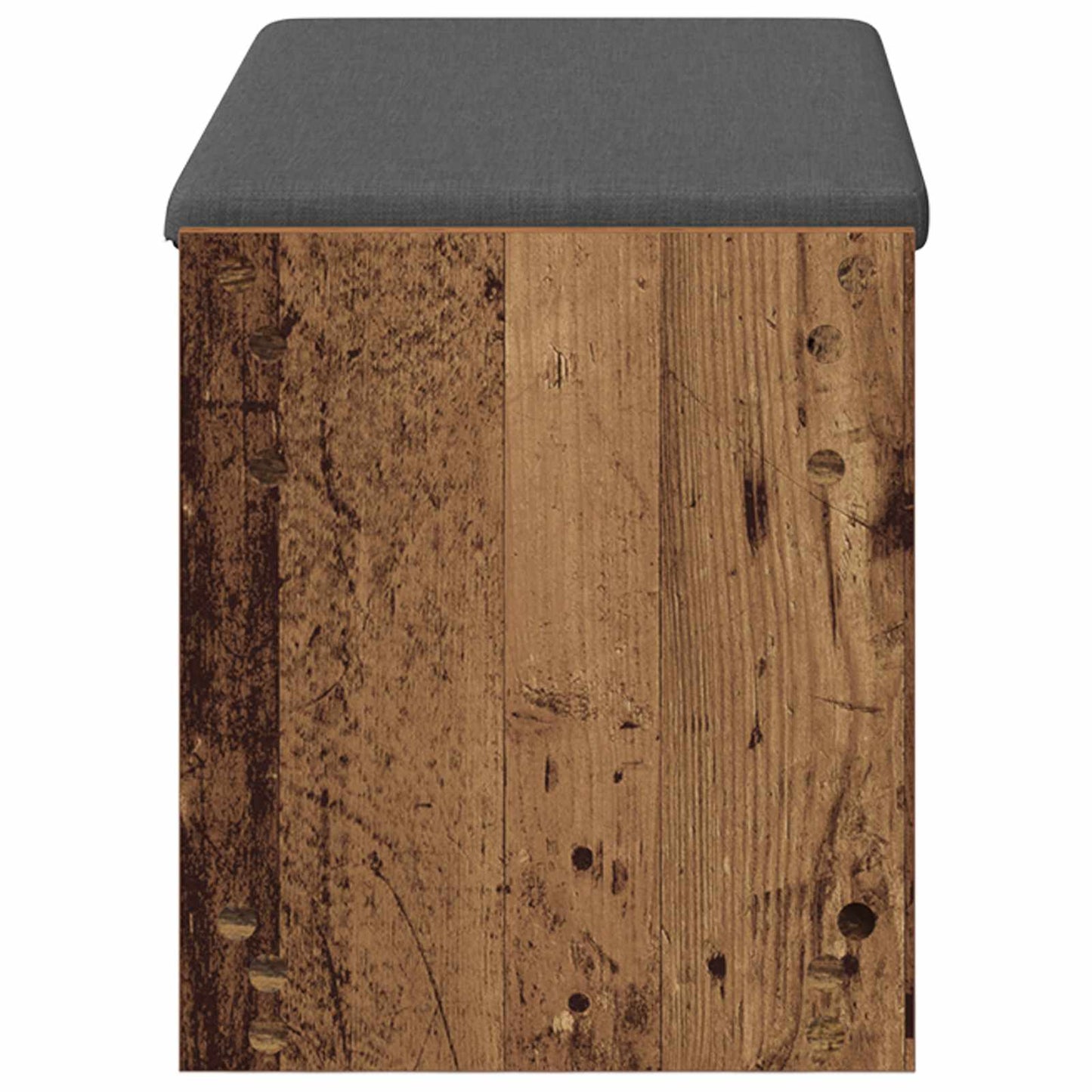 Gangbenk med pute med hylle Gammelt tre 83 x 38 x 45 cm